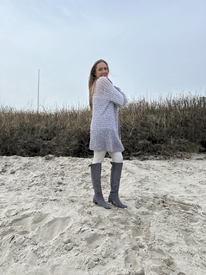 1-Bobbel-Kuschel-Wuschel-H&auml;keljacke "Kieselstein Deluxe"