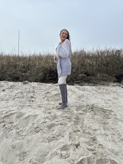 1-Bobbel-Kuschel-Wuschel-H&auml;keljacke "Kieselstein Deluxe"