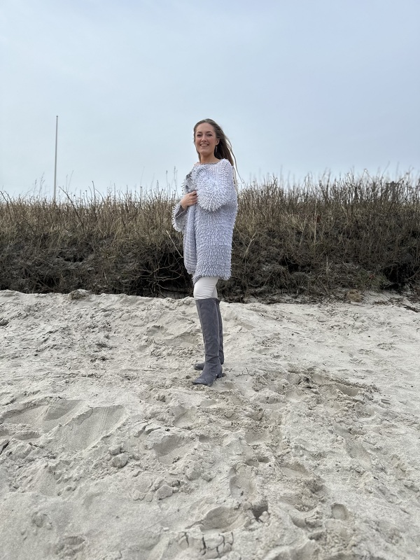 1-Bobbel-Kuschel-Wuschel-H&auml;keljacke "Kieselstein Deluxe" - Bild 14