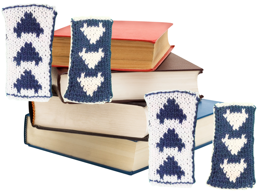 Strickanleitung Doubleface-Lesezeichen Akaino - Bild 7