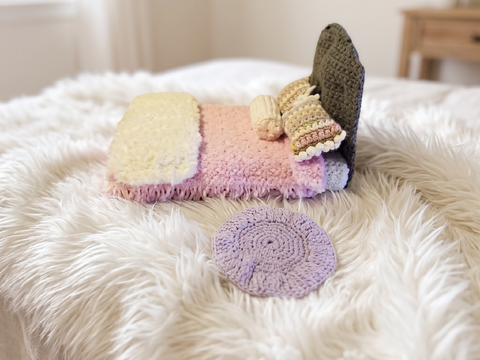 Crochet Pattern Doll Bedding