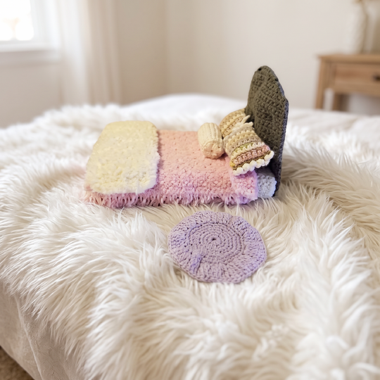Crochet Pattern Doll Bedding
