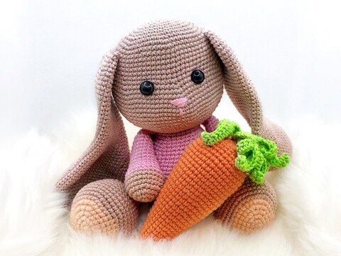 Häkelanleitung für Häschen Fienchen XXL