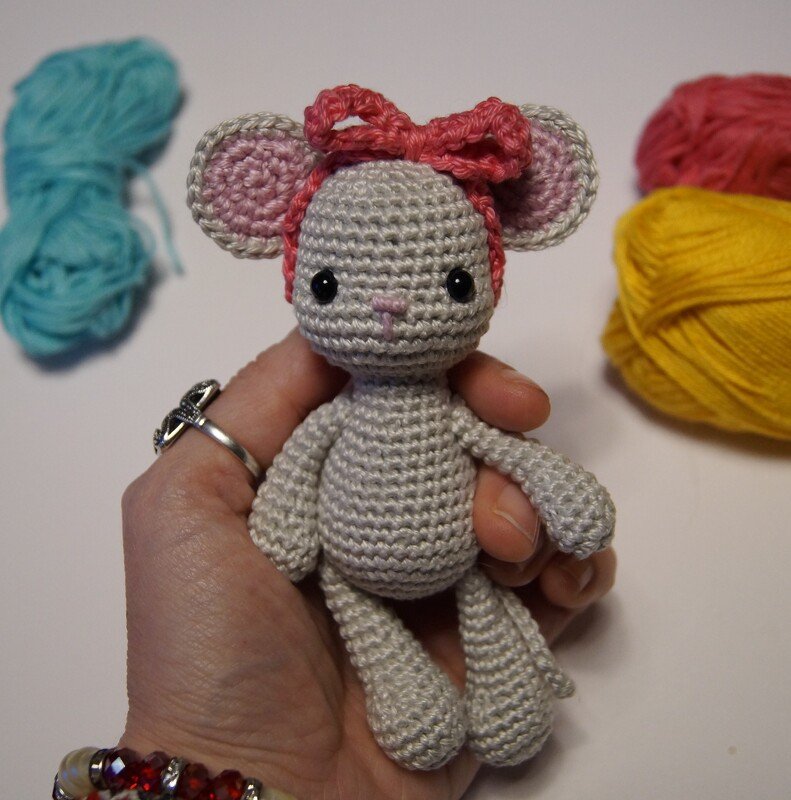 Häkelanleitung Maus