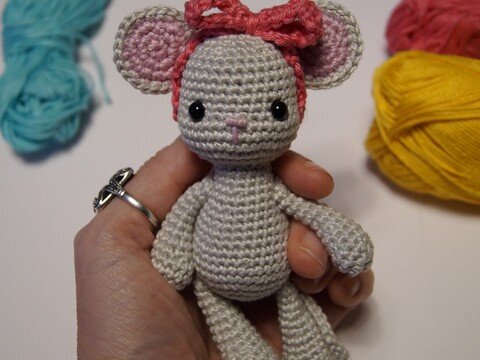 Häkelanleitung Maus