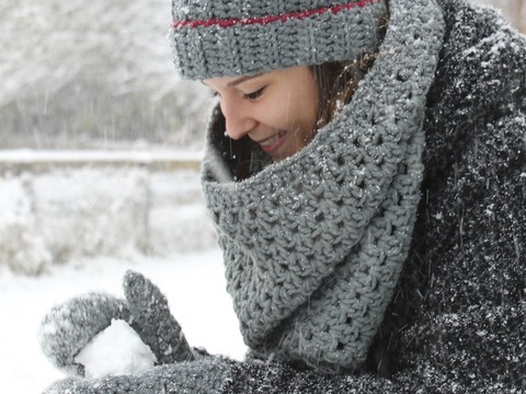 Häkelanleitung für 4 in 1 Winterset