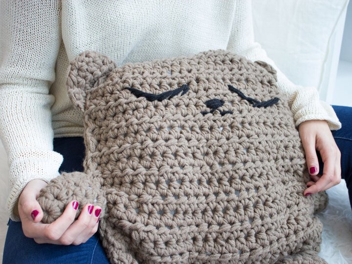 Häkelanleitung XXL-Teddy Obu