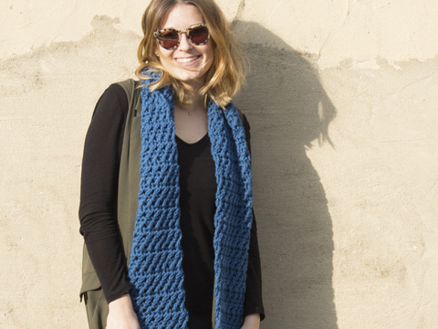 Häkelanleitung für Schal Kuki