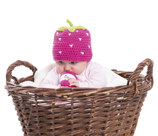 Häkelanleitung für Erdbeerboshi Itako