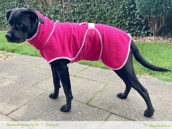 TIRIM dog coat, bathrobe, XS–XXL, sewing pattern