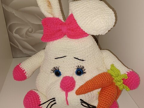 Häkelanleitung Türstopper Dekofigur Hase Mary