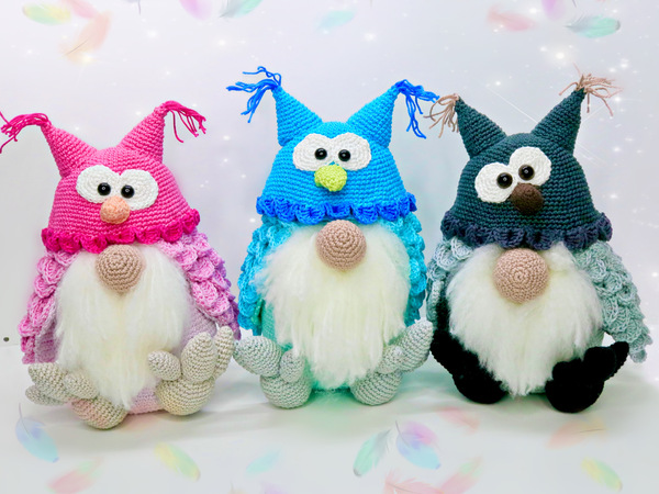 Fluffy Owl Imp - Crochet Pattern