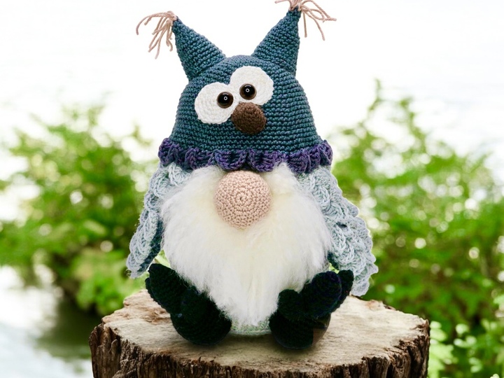 Flauschiger Eulenwichtel - Häkelanleitung
