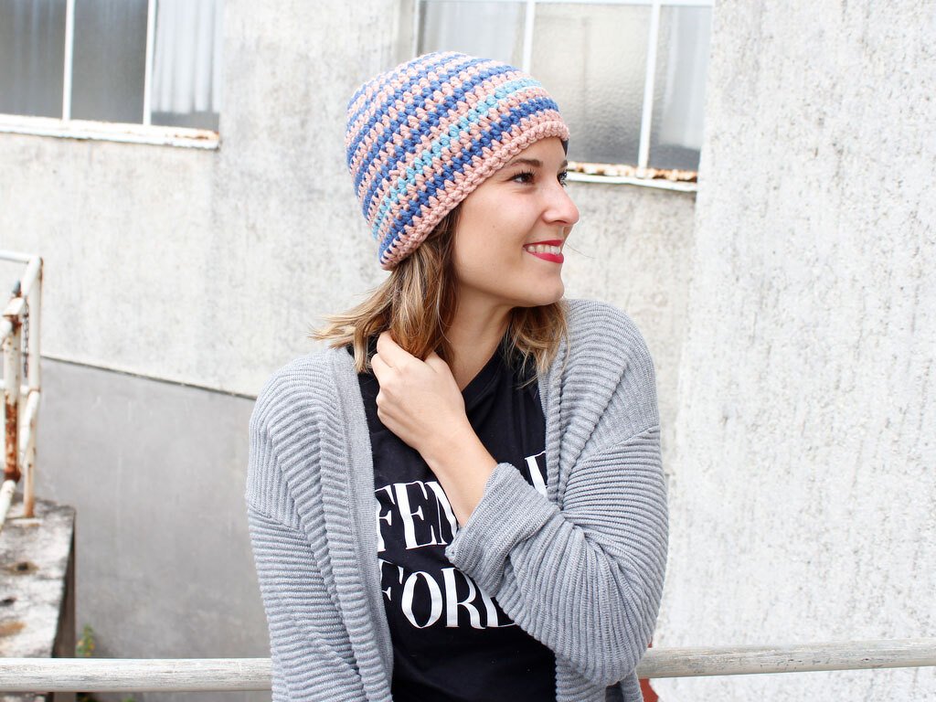 Häkelanleitung für Mütze Osaka