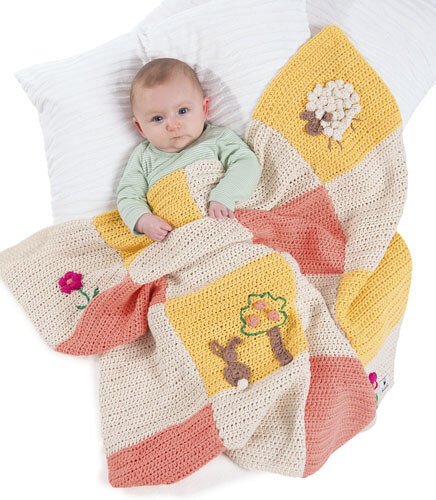 Häkelanleitung für Babydecke Sunagawa - Bild 3