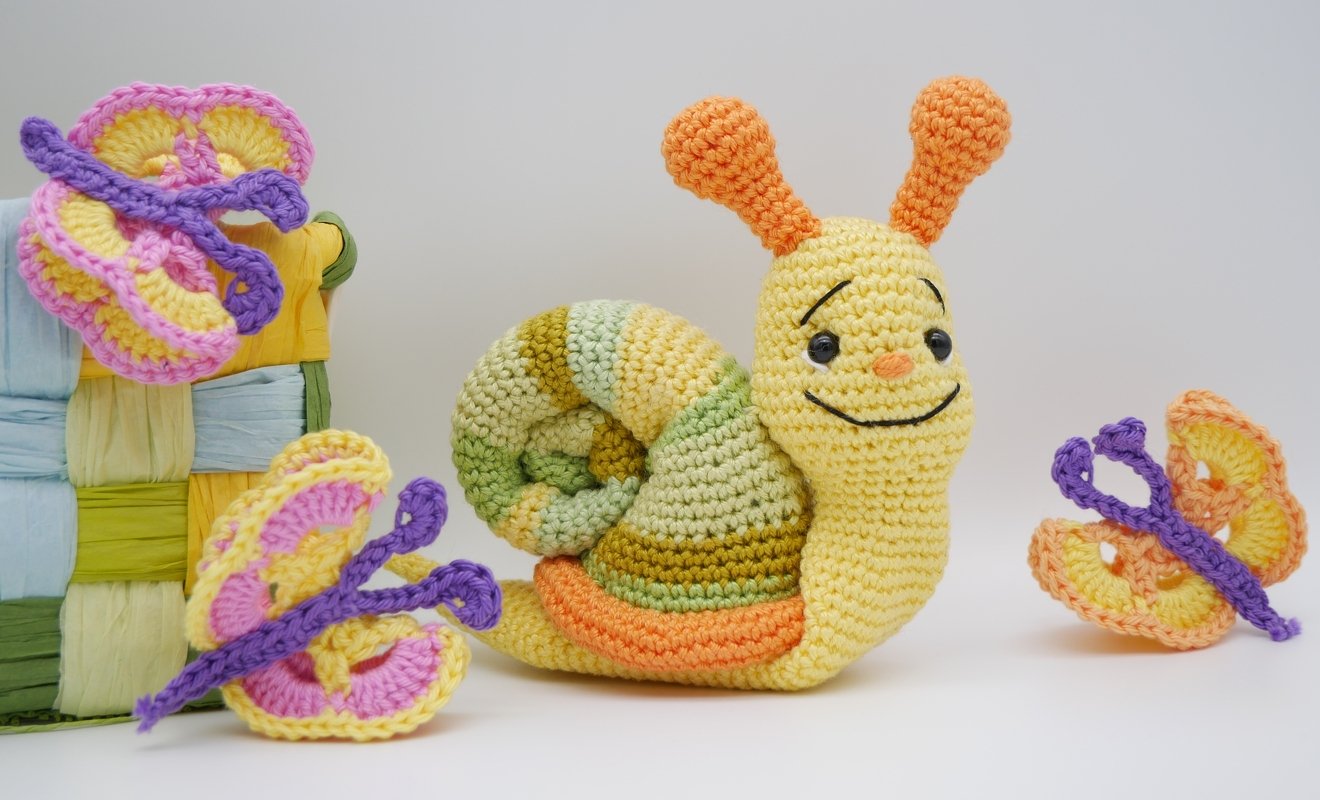 Häkelanleitung buntes Schneckchen - Bild 3
