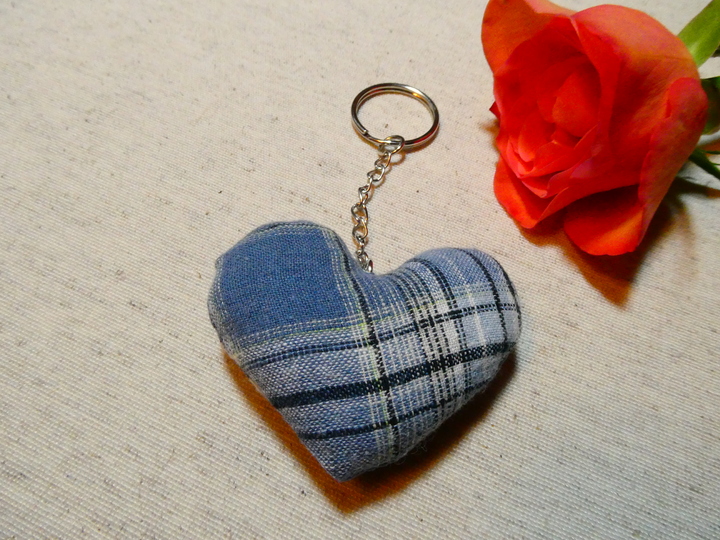 Anleitung Schlüsselanhänger "Genähtes Herz"