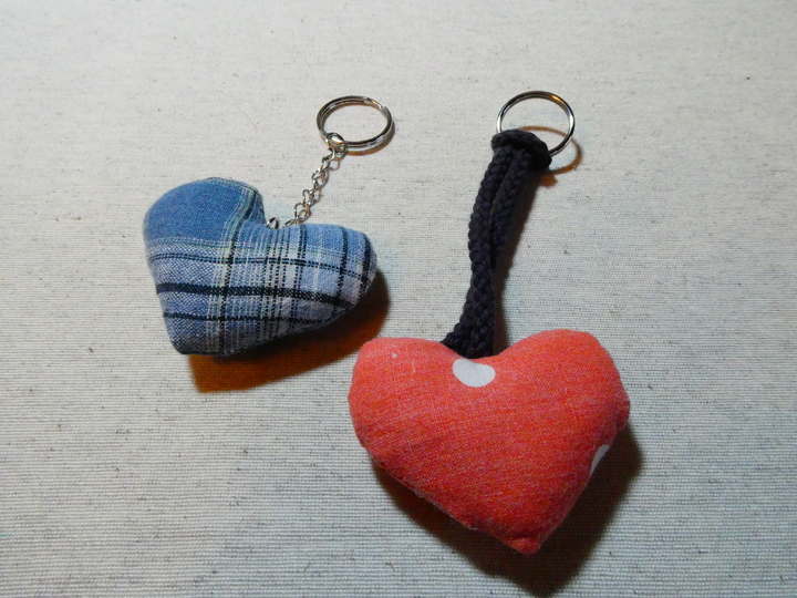 Anleitung Schlüsselanhänger "Genähtes Herz"