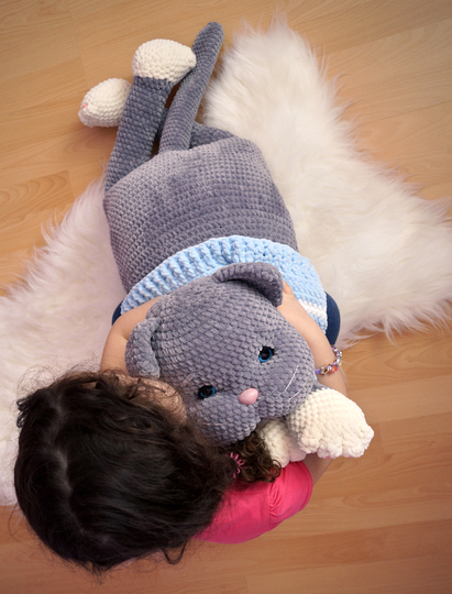 Häkelanleitung "Kuschelkatze"