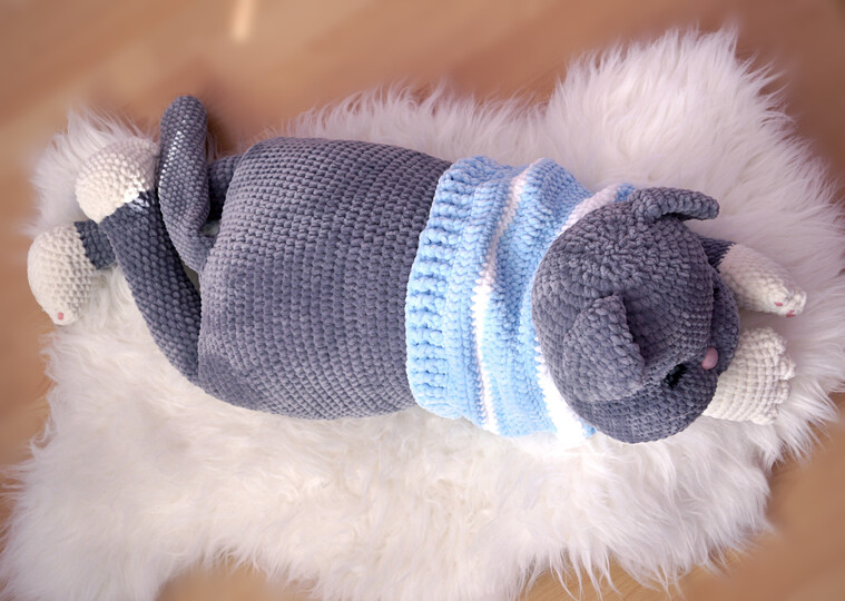 Häkelanleitung "Kuschelkatze"