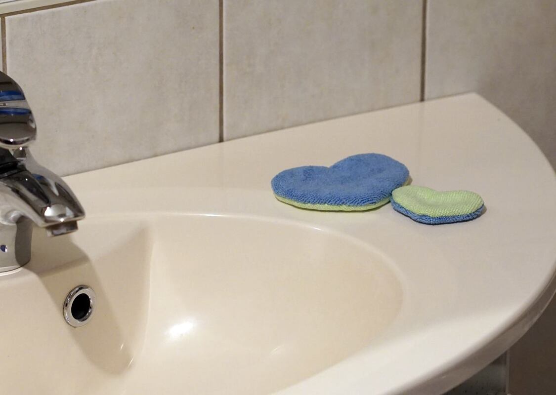 Herz ITH Stickdatei alle Größen Abschminkpad - Bild 4