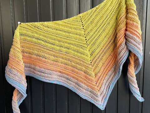 Häkelanleitung Dreieckstuch "Mel" - 2 Versionen