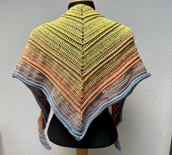 Häkelanleitung Dreieckstuch "Mel" - 2 Versionen