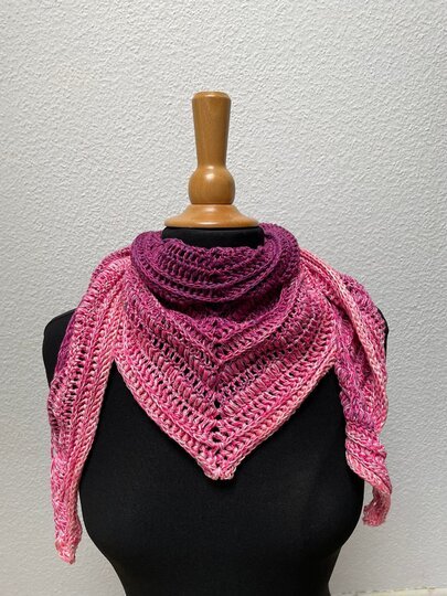 Häkelanleitung Dreieckstuch "Mel" - 2 Versionen