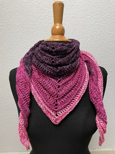 Häkelanleitung Dreieckstuch "Mel" - 2 Versionen