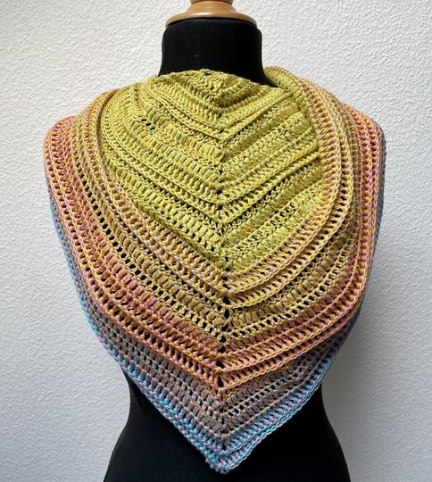 Häkelanleitung Dreieckstuch "Mel" - 2 Versionen