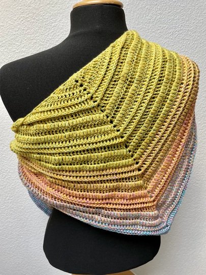 Häkelanleitung Dreieckstuch "Mel" - 2 Versionen