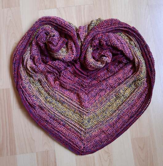 Häkelanleitung Dreieckstuch "Mel" - 2 Versionen