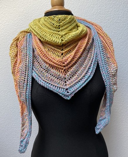 Häkelanleitung Dreieckstuch "Mel" - 2 Versionen