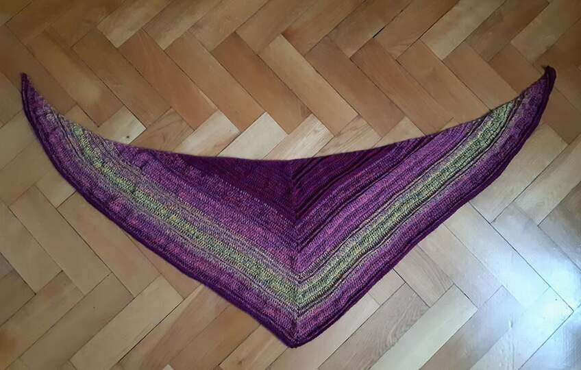 Häkelanleitung Dreieckstuch "Mel" - 2 Versionen