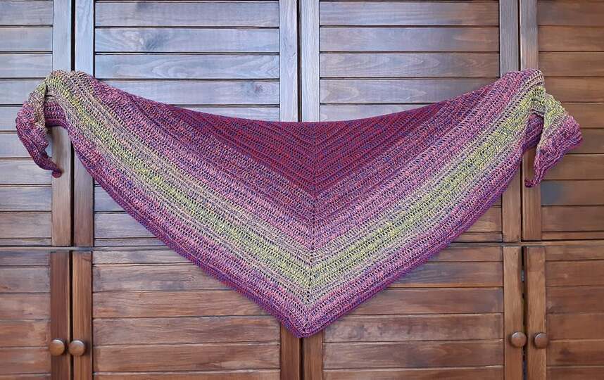 Häkelanleitung Dreieckstuch "Mel" - 2 Versionen