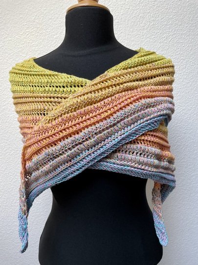 Häkelanleitung Dreieckstuch "Mel" - 2 Versionen