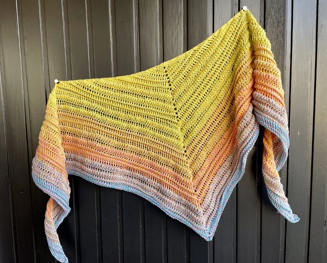 Häkelanleitung Dreieckstuch "Mel" - 2 Versionen