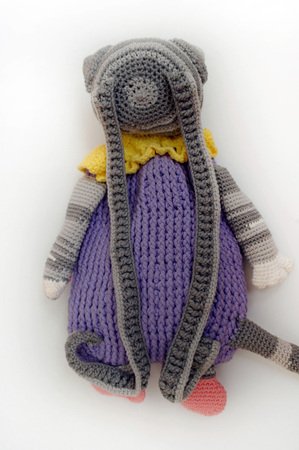 Crochet pattern Backpack Cat