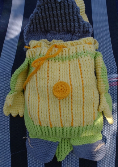 Crochet pattern Backpack Dino