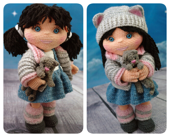 Häkelanleitung Puppe Mascha