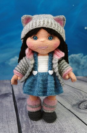 Crochet pattern Masha the doll