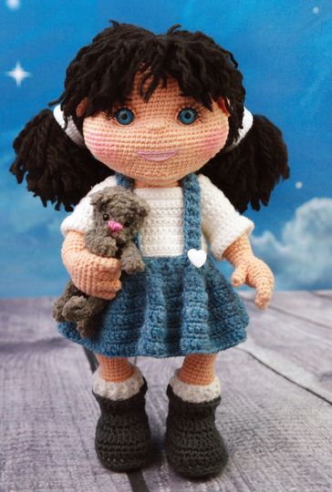 Häkelanleitung Puppe Mascha