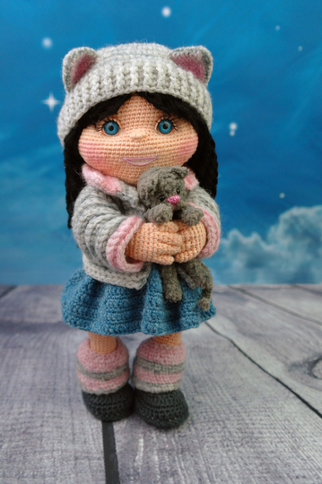 Häkelanleitung Puppe Mascha