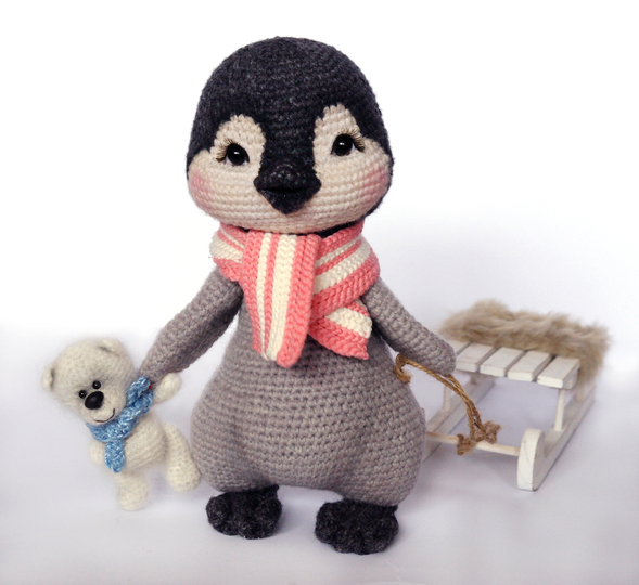 Crochet pattern Penguin girl Lina