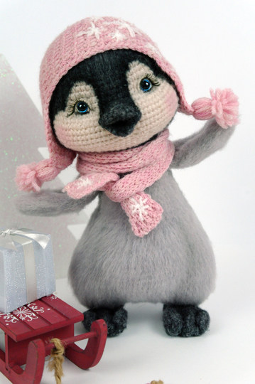 Crochet pattern Penguin girl Lina