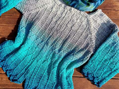 "Salima" - Jacke oder Mantel - Häkelanleitung für jede Größe ab 34