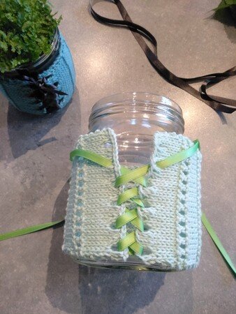 Knitting pattern for Jar Corsets