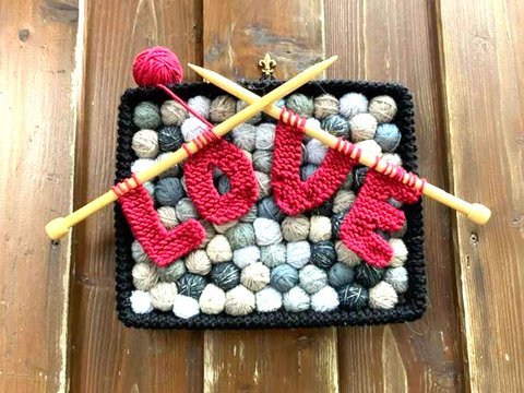 Türschmuck "Tritt ein, bring LOVE herein!"