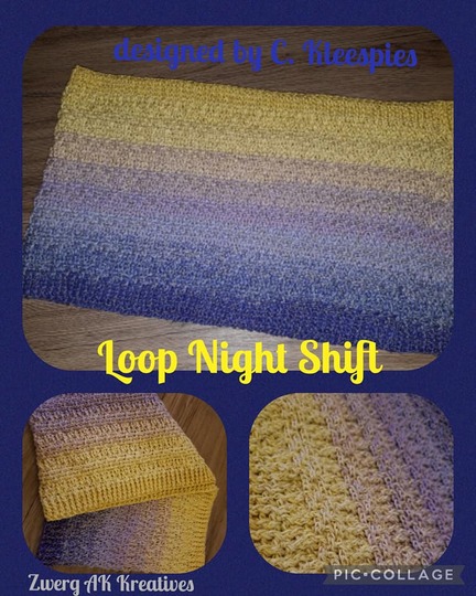 Häkelanleitung für den Loop "Night Shift"