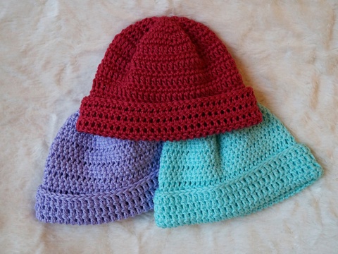 Babymütze "Basic" - wächst mit / Häkelanleitung